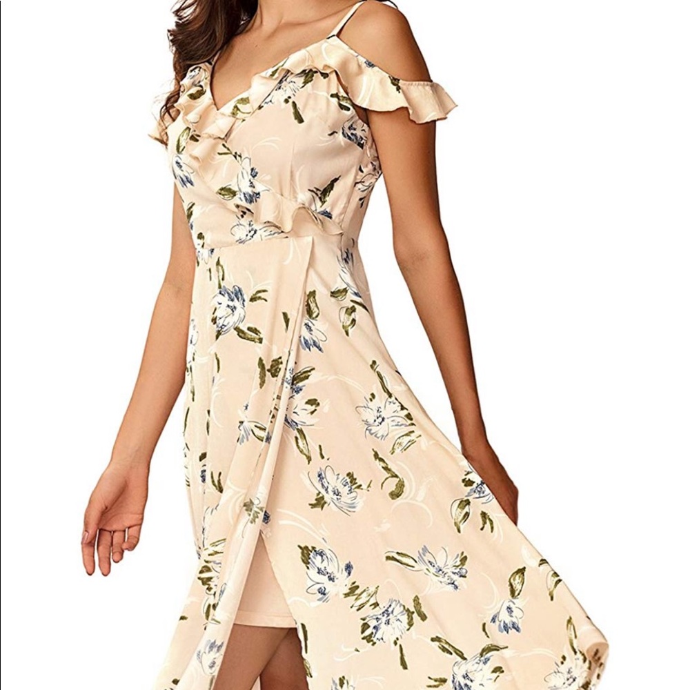 Boutique Floral Midi Dress